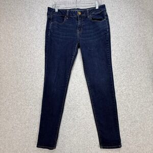 American Eagle Jegging Women 10 Blue Skinny Stretch Denim Casual Indie Boho